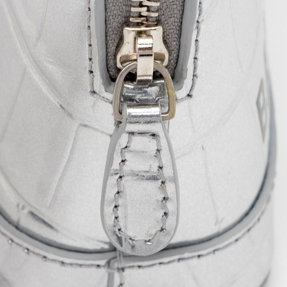Balenciaga Metallic Croc Embossed Ville Mini Top Handle - Picture 10 of 15
